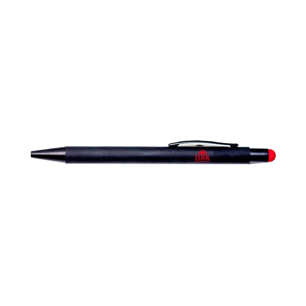 Lumi Metal Pen- Black with Red